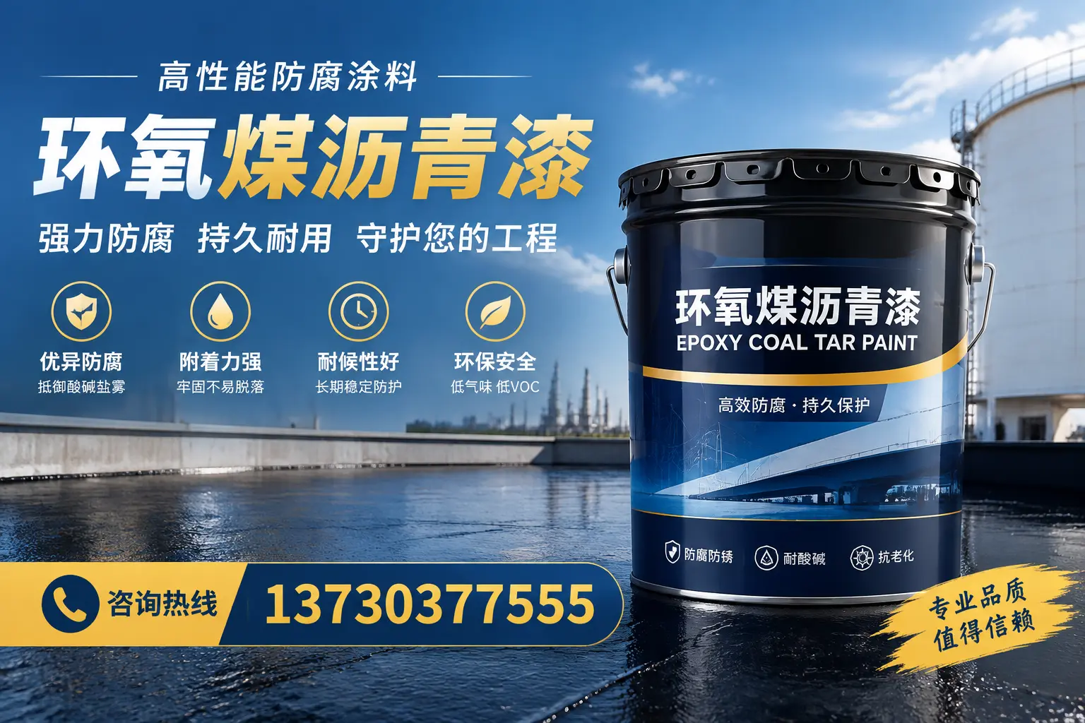环氧煤沥青漆的耐久性分析,适合滦平的使用场景