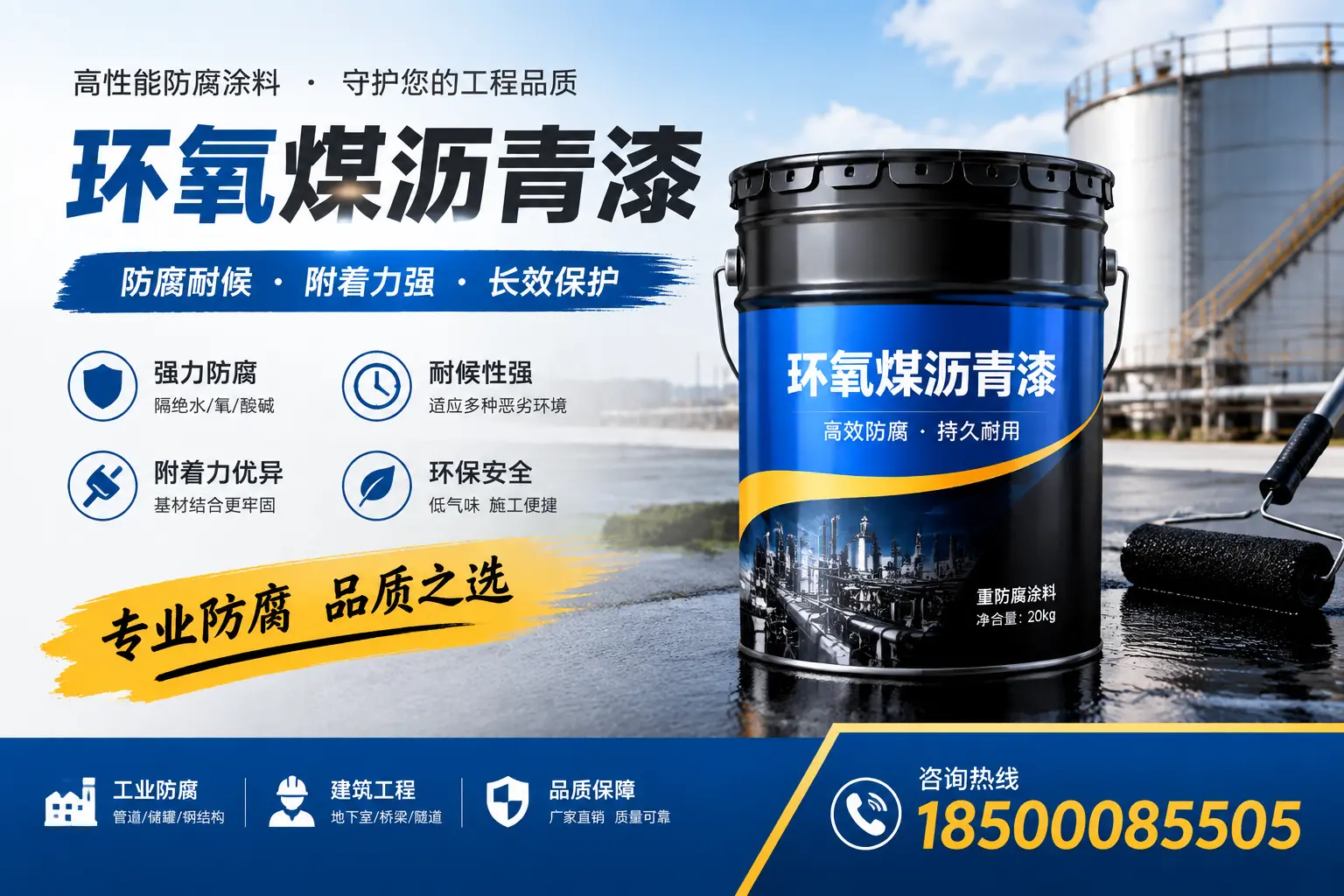 如何选择适合的环氧煤沥青漆?滦平市场选型指南